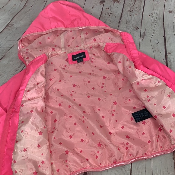 Hot Pink Joe Boxer Nylon Hooded Windbreaker - Picture 5 of 7